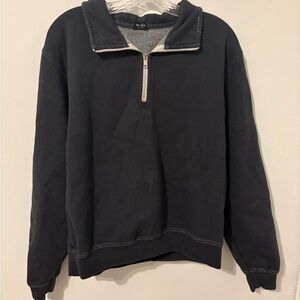 Navy John Galt Half-Zip Sweatshirt